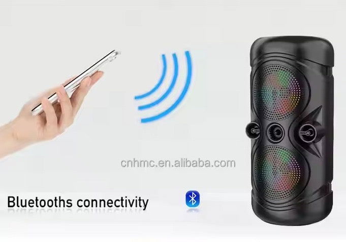 4 Inch Bluetooth Speaker with Lights and Ultra Sound - ObjectsUAE - 