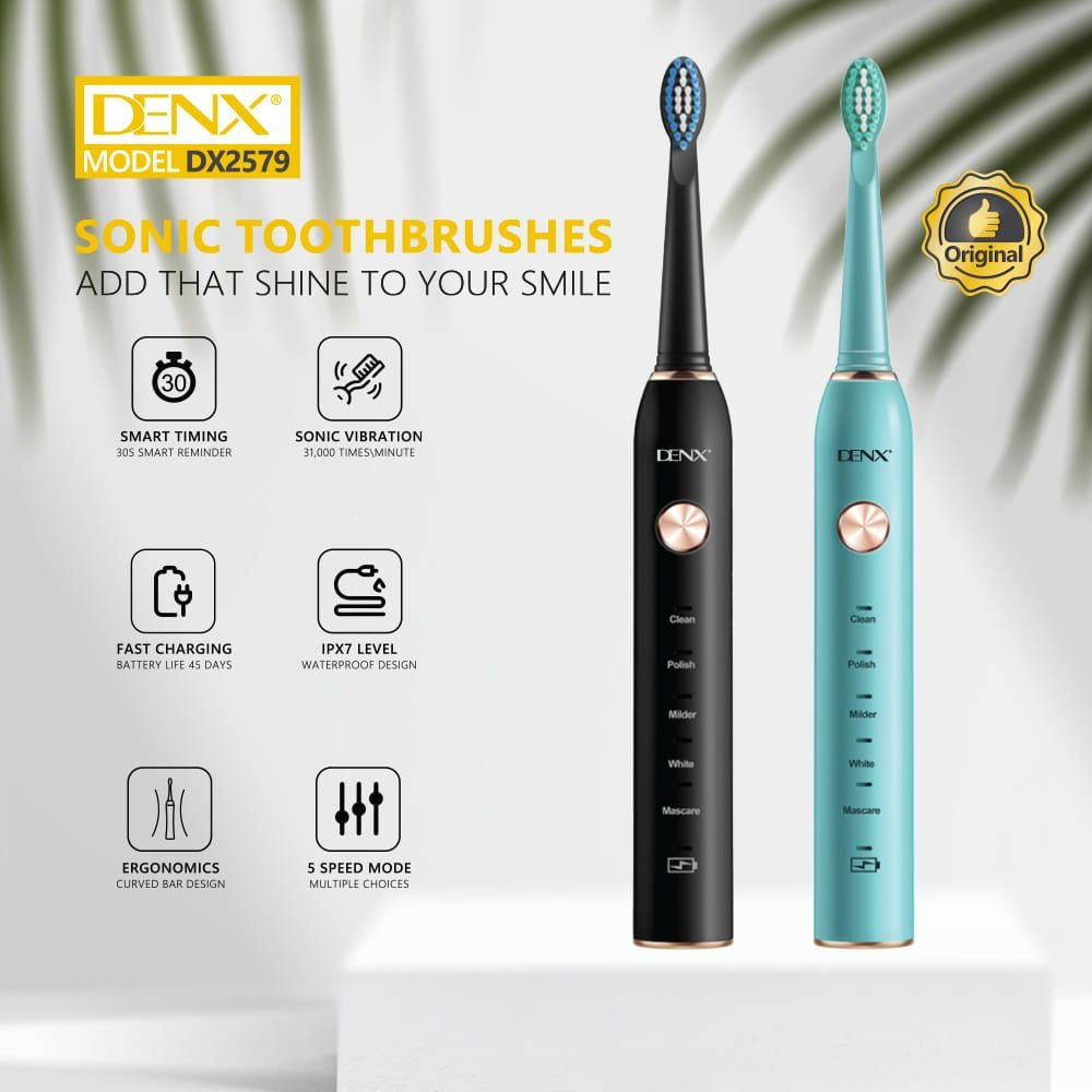 Electric Toothbrush DENX 1 Year Warranty