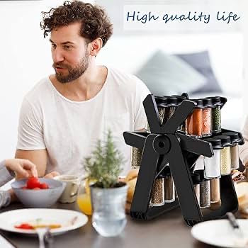 360-Degree Multi-Pepper Holder – Stylish and Convenient