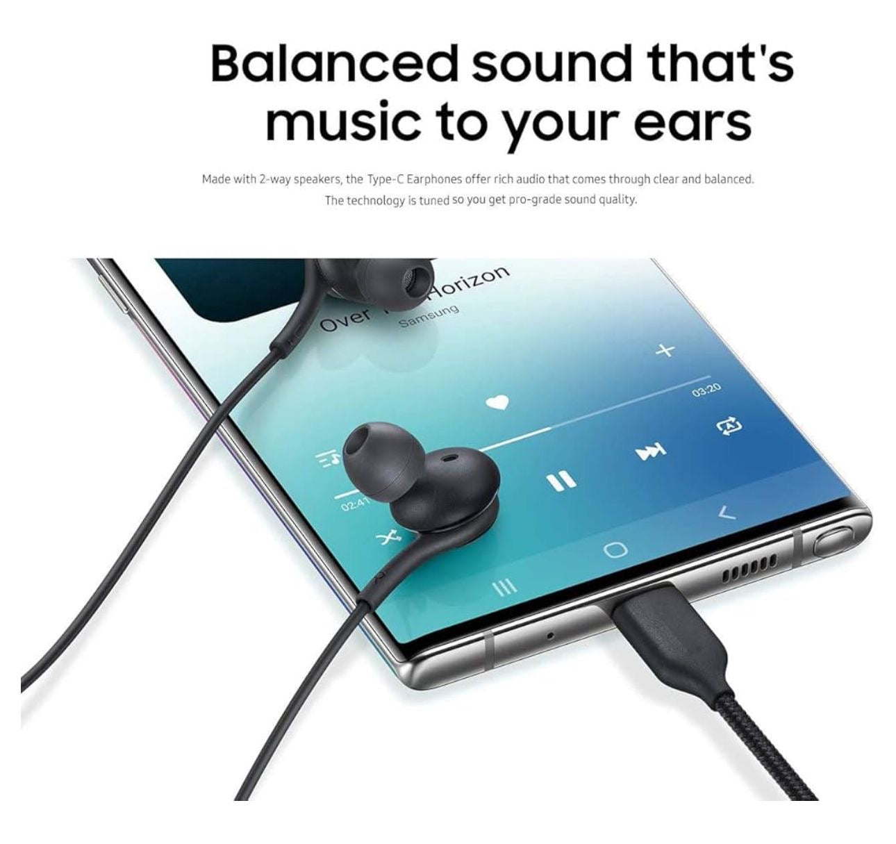 High-Quality Earphones with Type-C Charging