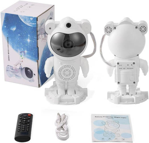 Astronaut star projector nebula effects with Bluetooth speaker - ObjectsUAE - 