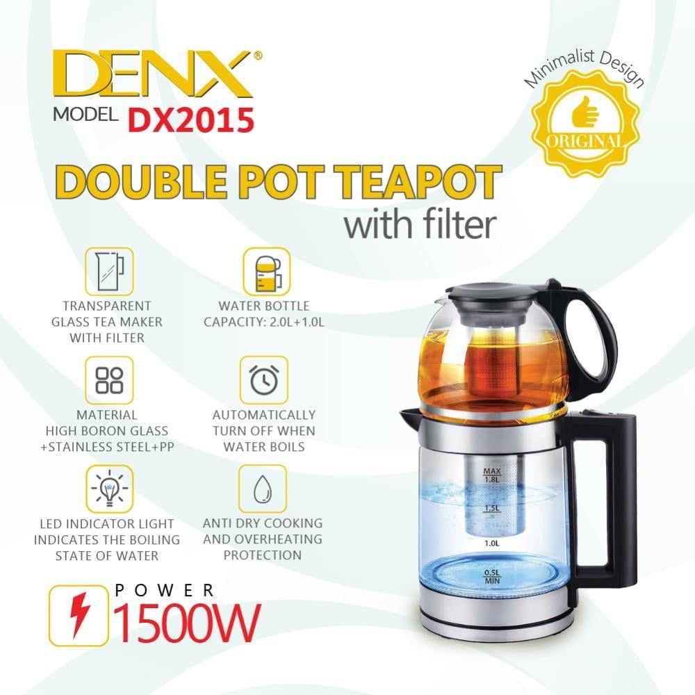 Denx Double Pot Teapot – Elegant and Functional