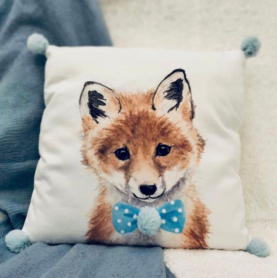 Cute Fox Cushion - ObjectsUAE - 