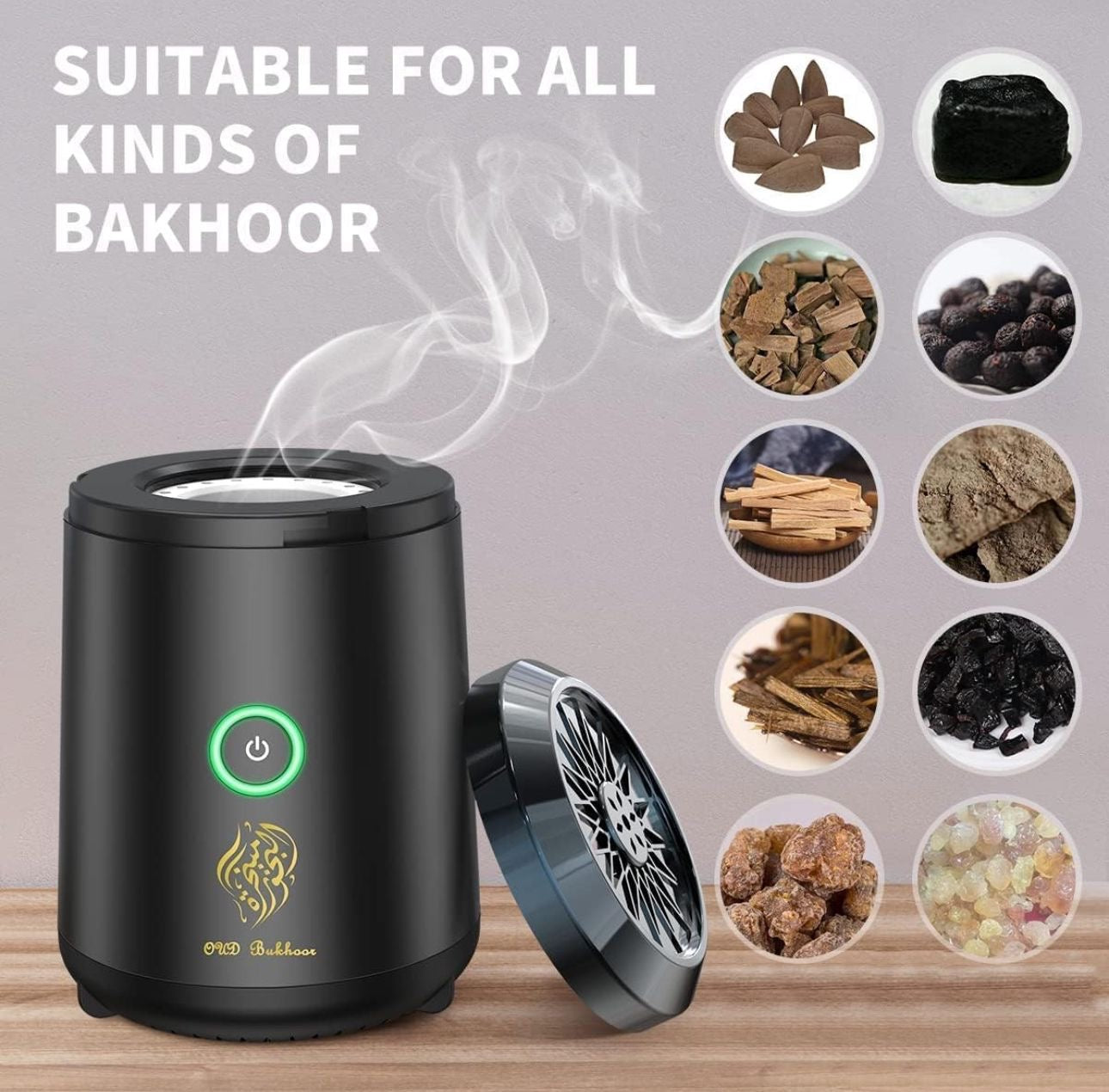 USB Rechargeable Bakhoor Burner