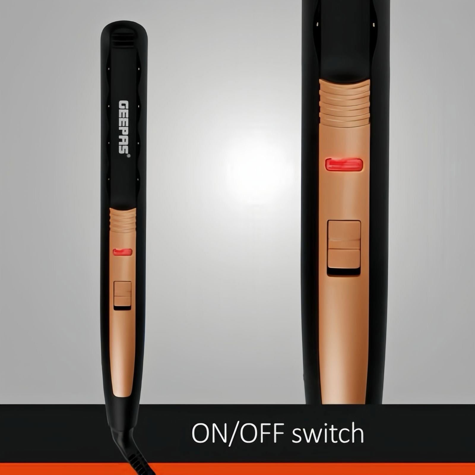 GEEPAS CERAMIC HAIR STRAIGHTNER - ObjectsUAE - 