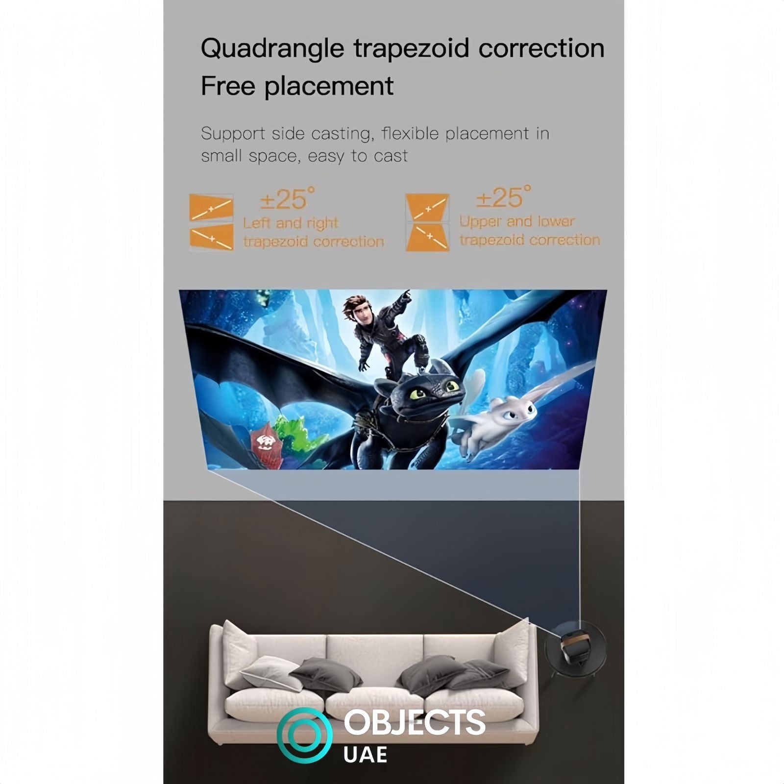 Home Theatre Projector 5G - ObjectsUAE - 