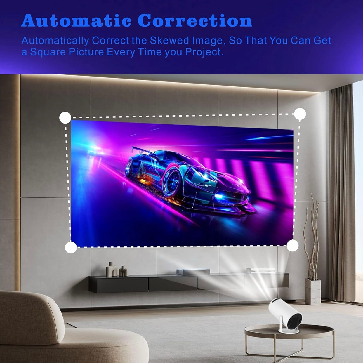 Portable Cinema Projector Big Screen
