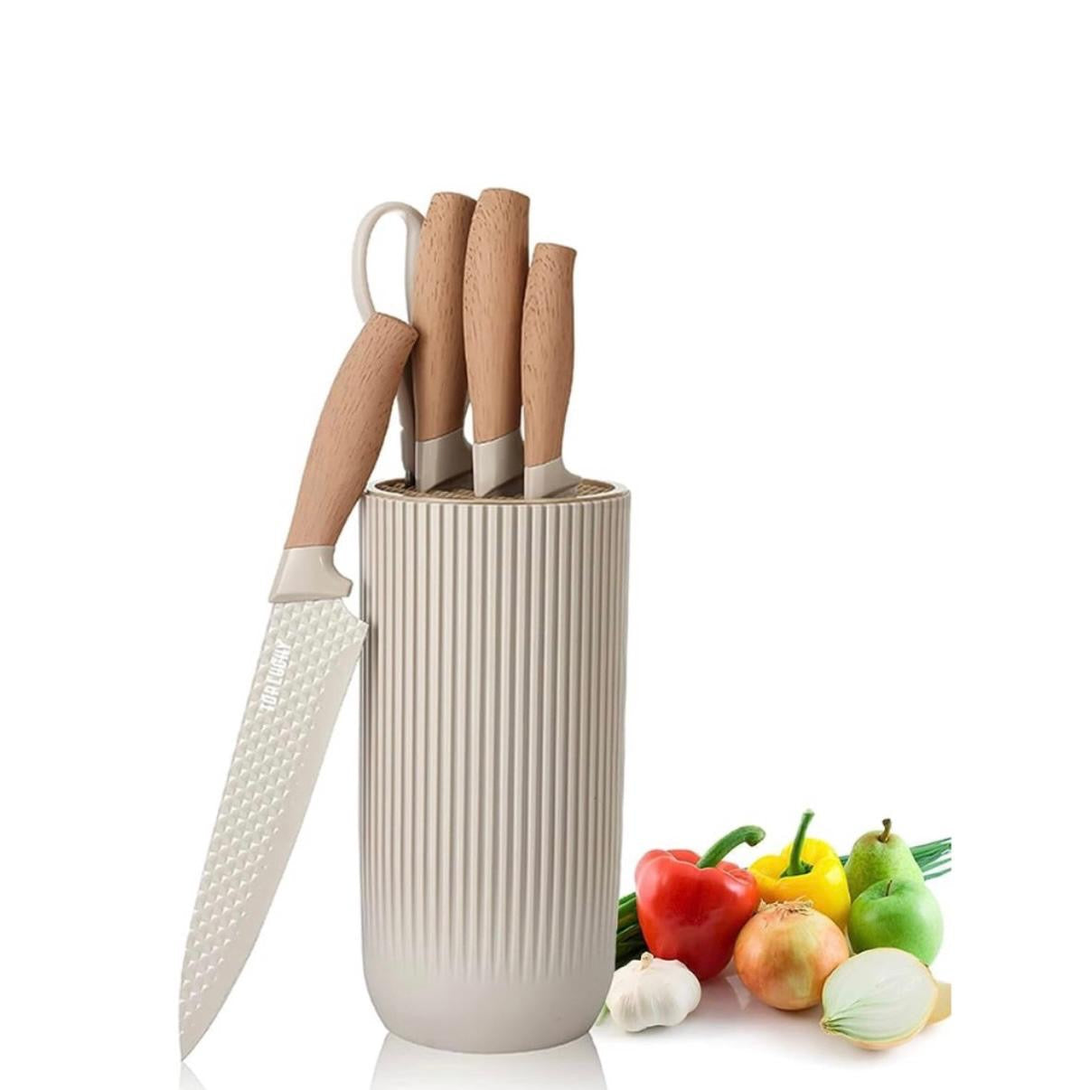 Knife Set 6 pieces Stainless Steel Chef Choice - ObjectsUAE - 