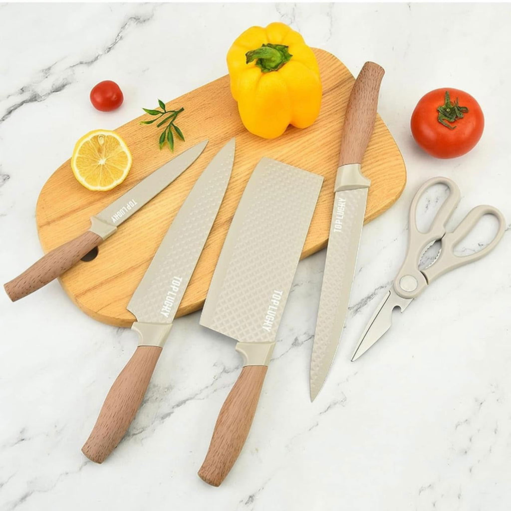 Knife Set 6 pieces Stainless Steel Chef Choice - ObjectsUAE - 