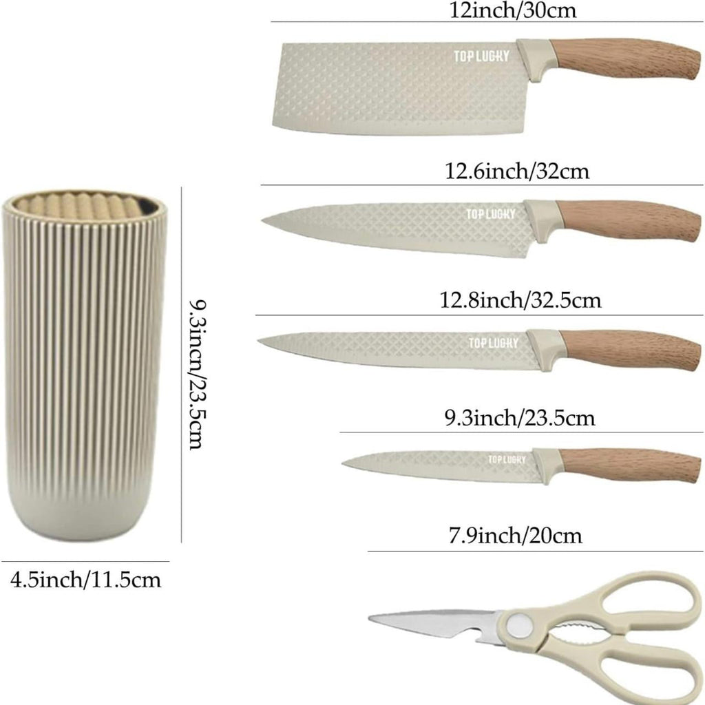 Knife Set 6 pieces Stainless Steel Chef Choice - ObjectsUAE - 