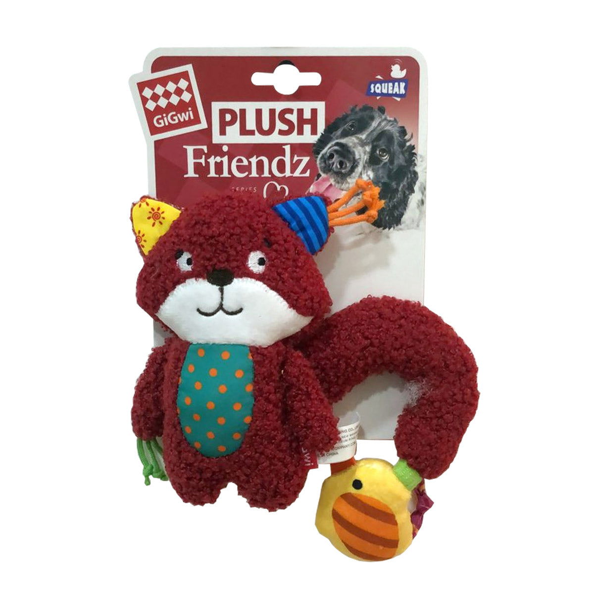 Plush Friendz Squirrel with Squeaker and Crinkle S/M - ObjectsUAE - 