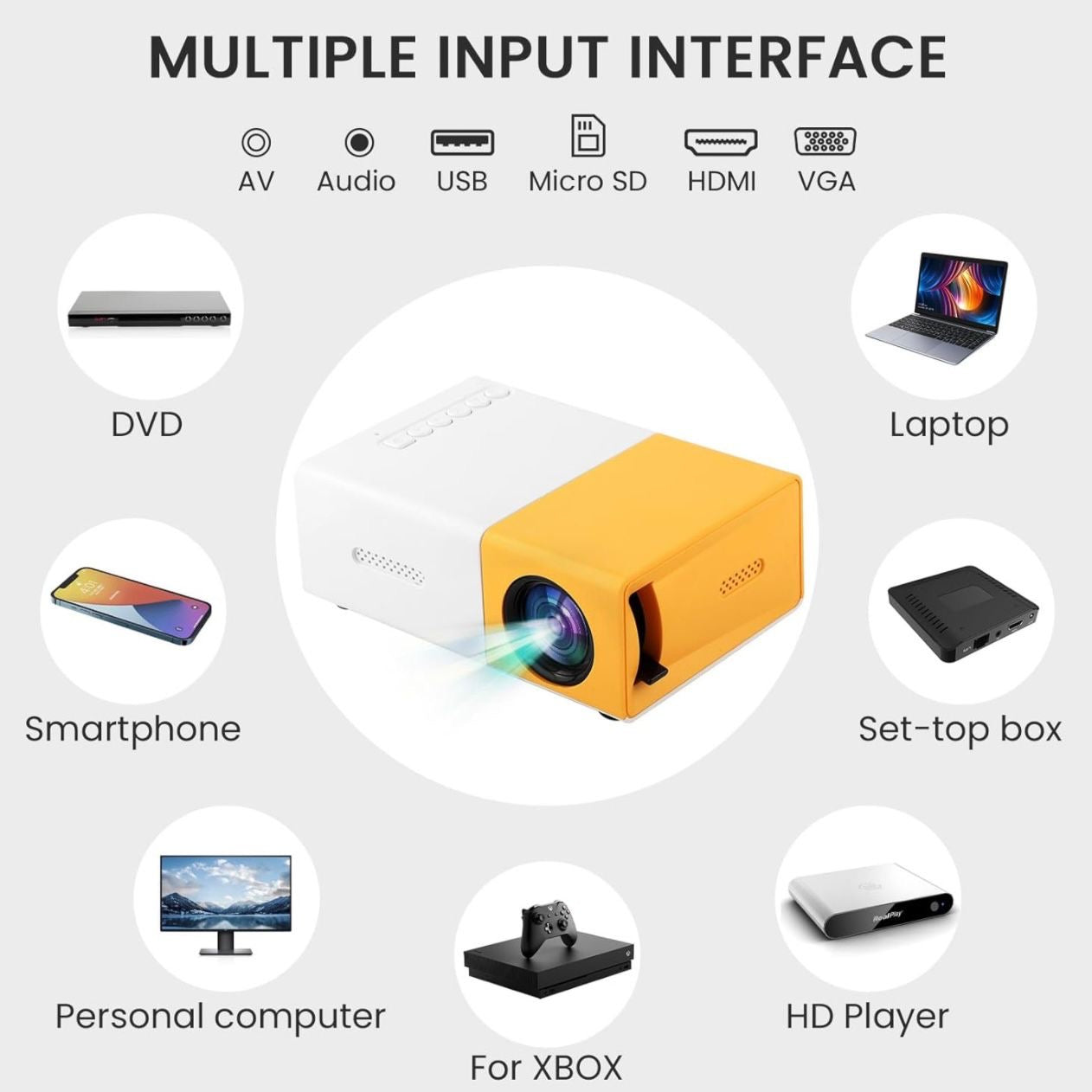 Mini Projectore 3D visual effects - ObjectsUAE - 