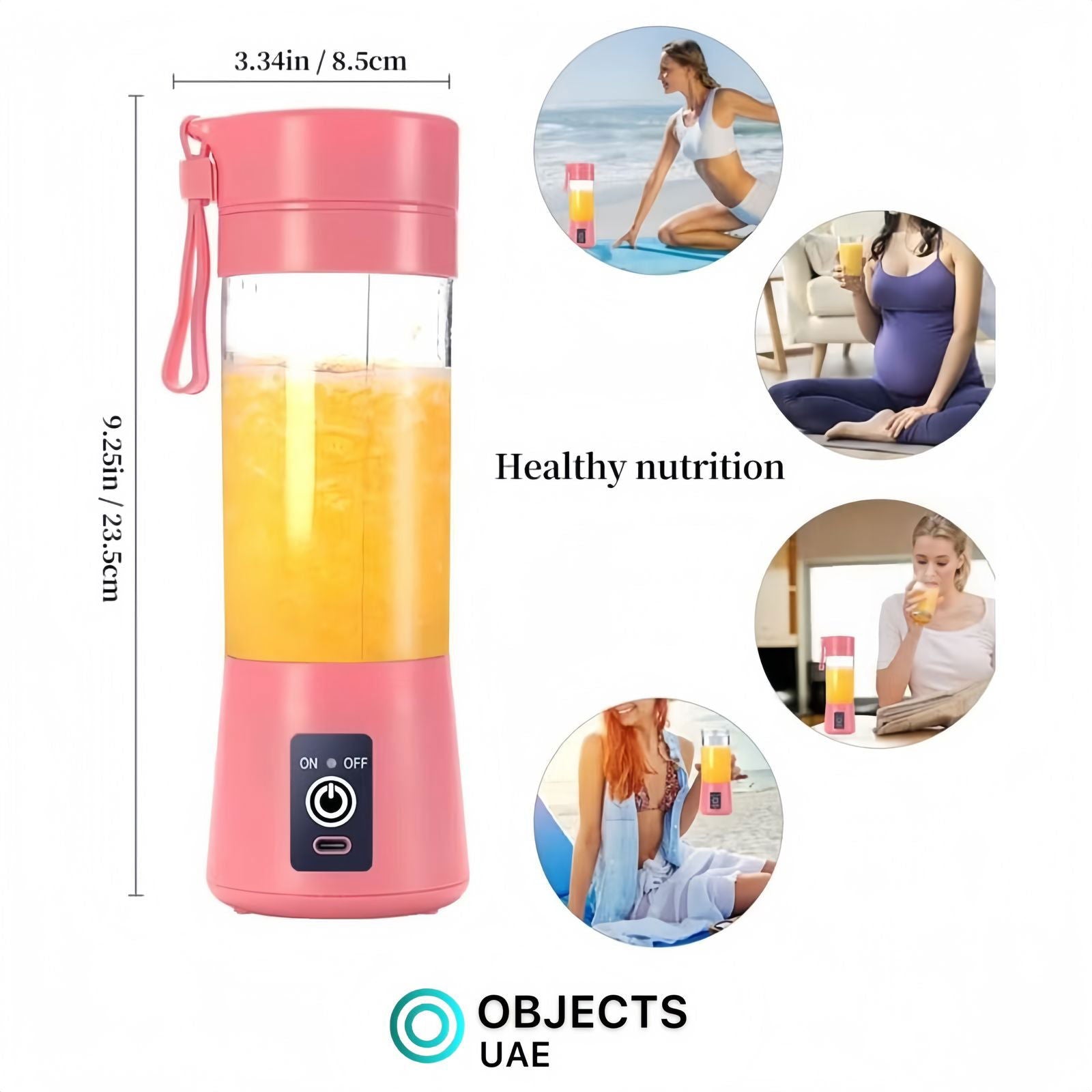 Portable Fruit Blender - ObjectsUAE - 