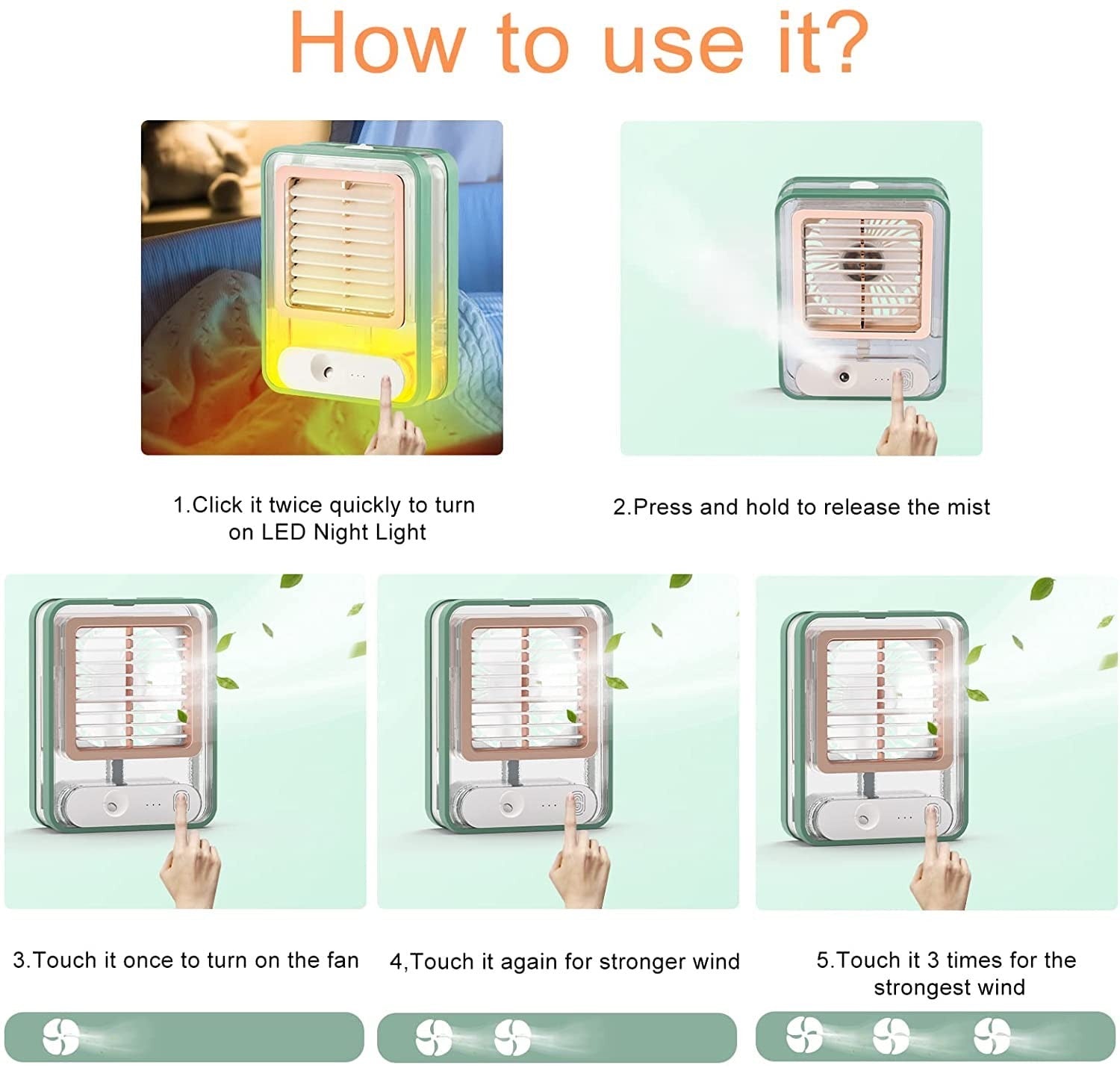 Portable Mist Fan - ObjectsUAE - 