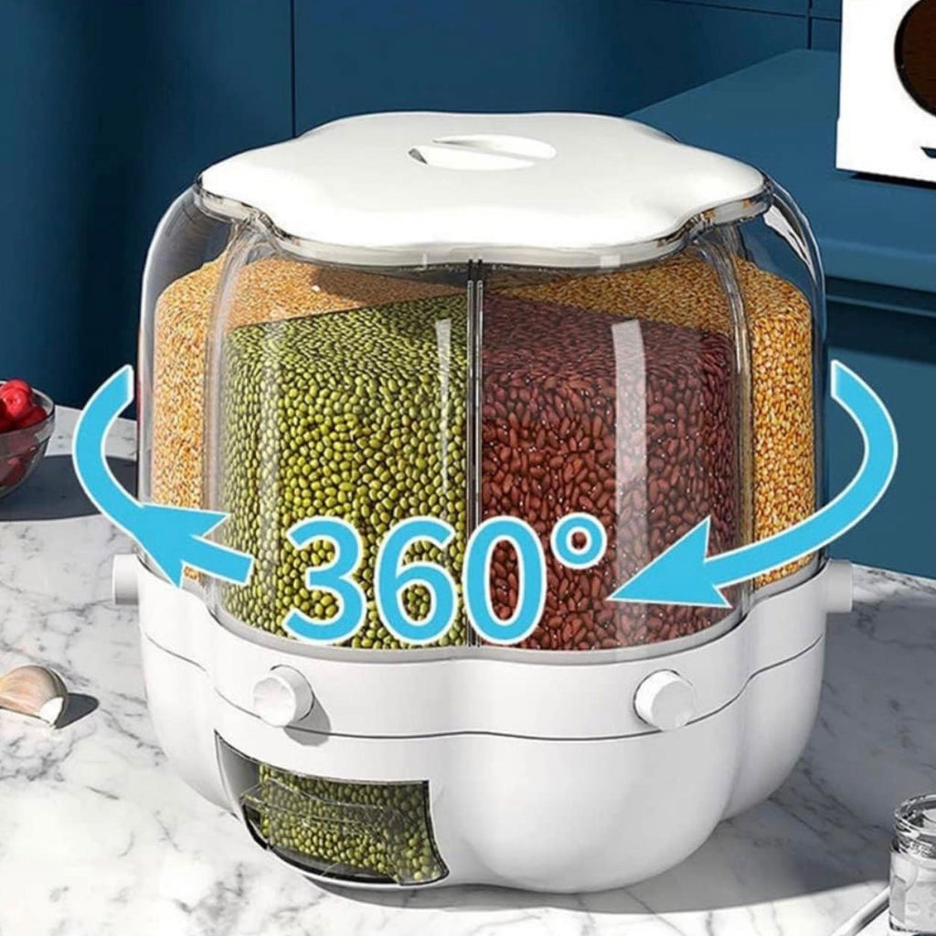 Rotating Grain Storage Box 360 large Capacity - ObjectsUAE - 