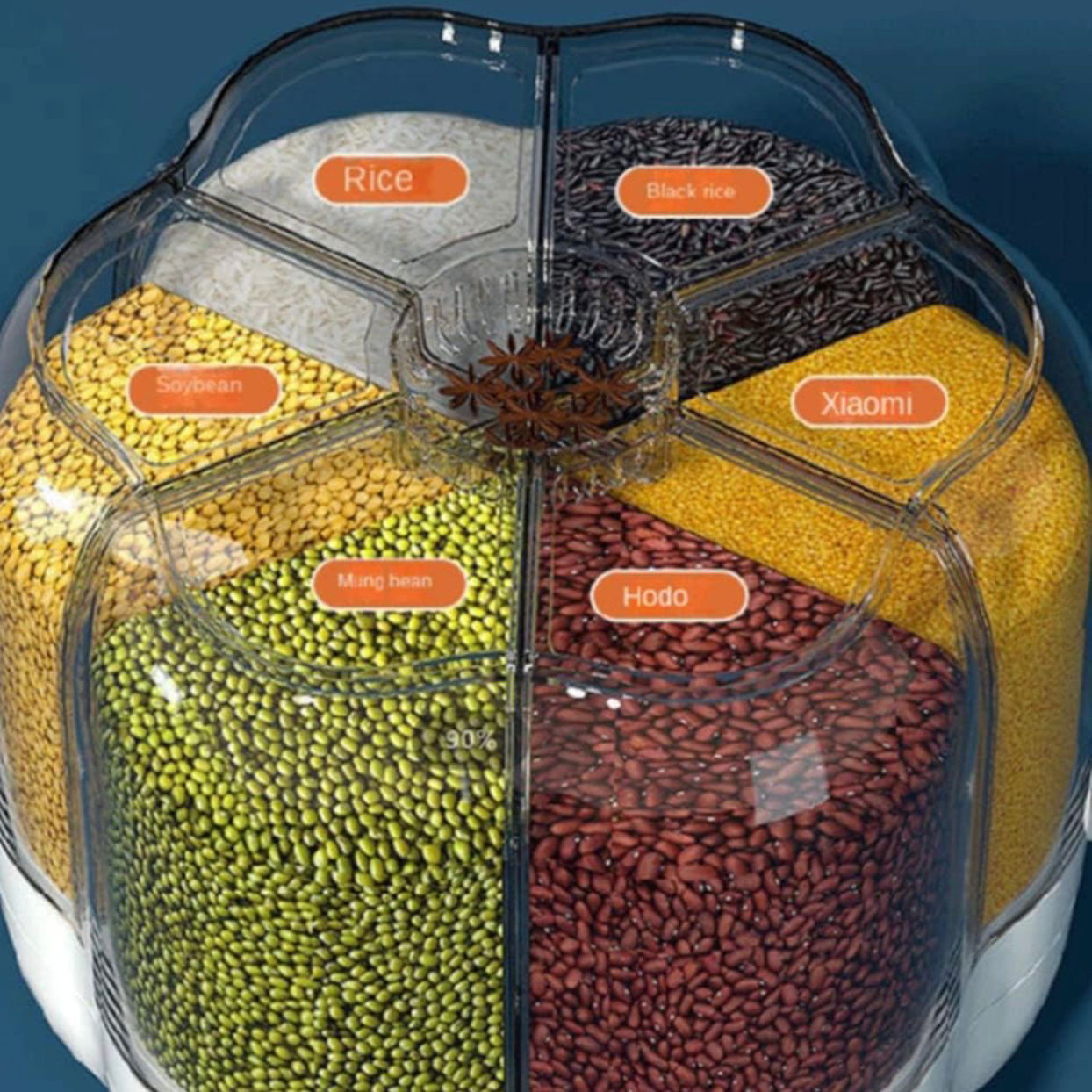 Rotating Grain Storage Box 360 large Capacity - ObjectsUAE - 
