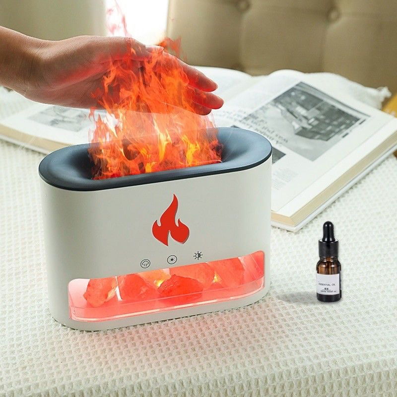Salt Stone Flam Aroma Diffuser - ObjectsUAE - 