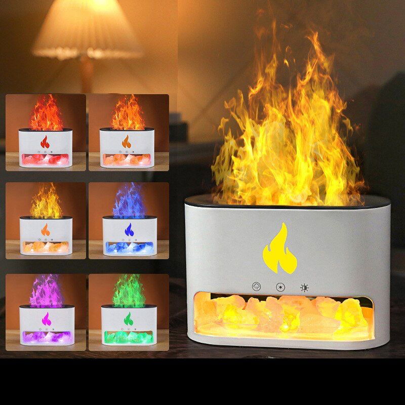Salt Stone Flam Aroma Diffuser - ObjectsUAE - 