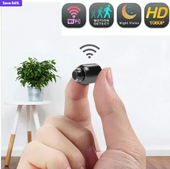 Mini Camera CCTV 4K Mini WiFi IP Camera Hidden Built-in BATTERY