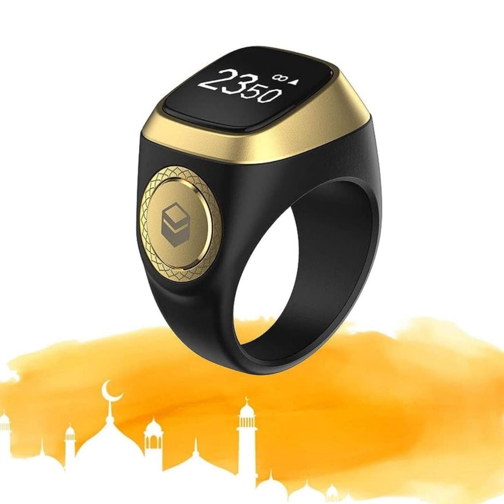 Smart Tasbih Zikr Ring Prayer timing reminder - ObjectsUAE - 