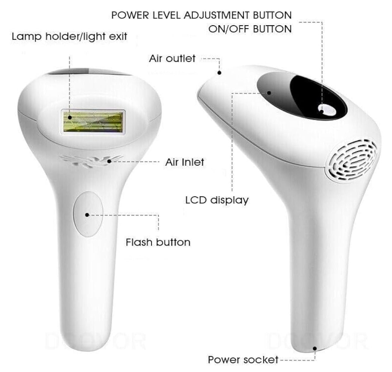 Hair Removal Laser Intense Home use