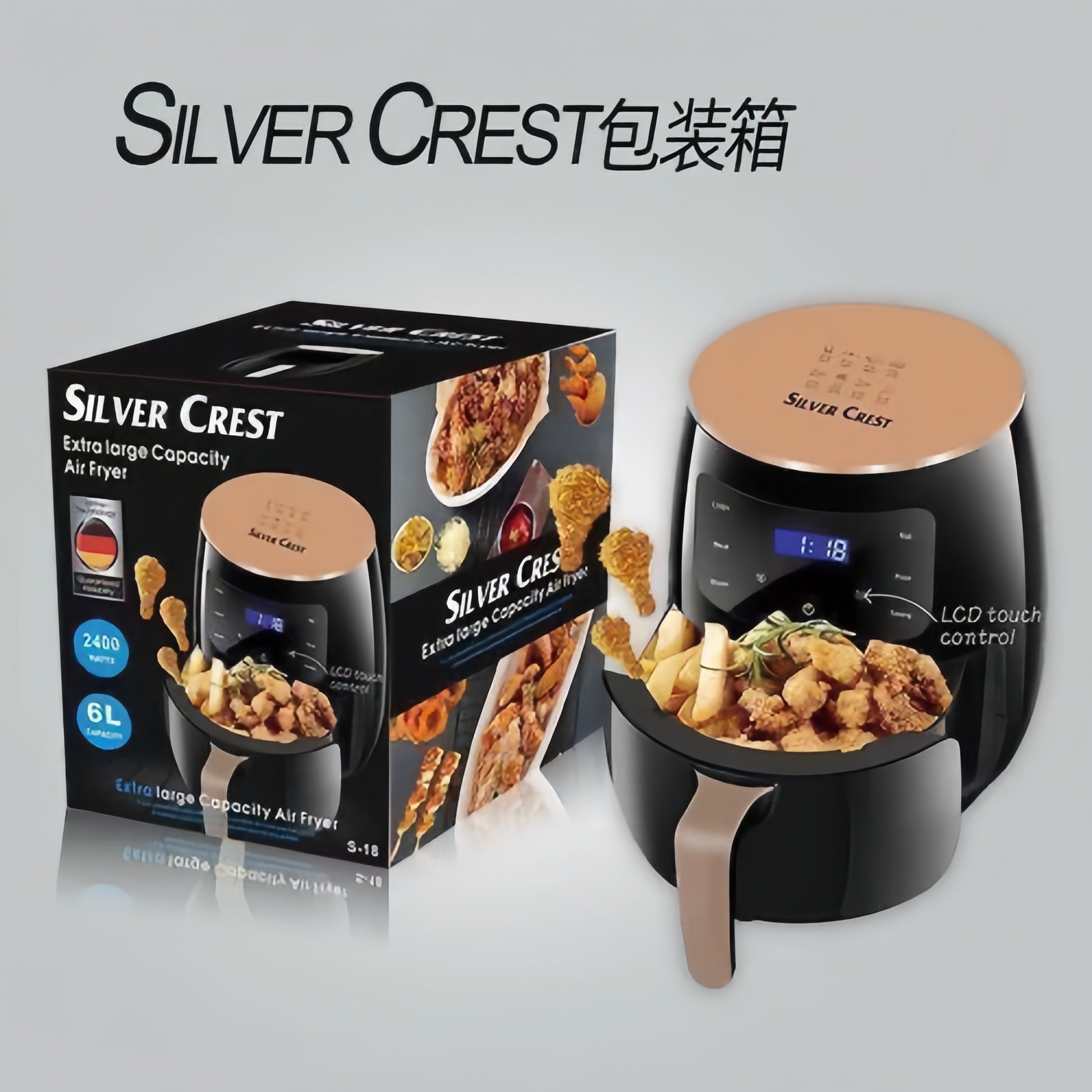 Air Fryer 6L Silver Crest
